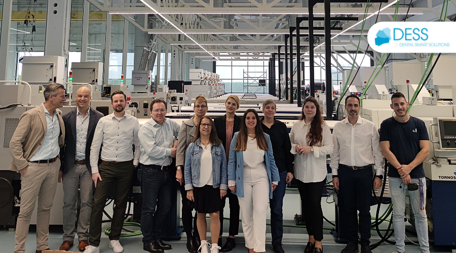 Besuch von unserem deutschen Vertriebspartner - Metaux Precieux Dental GmbH