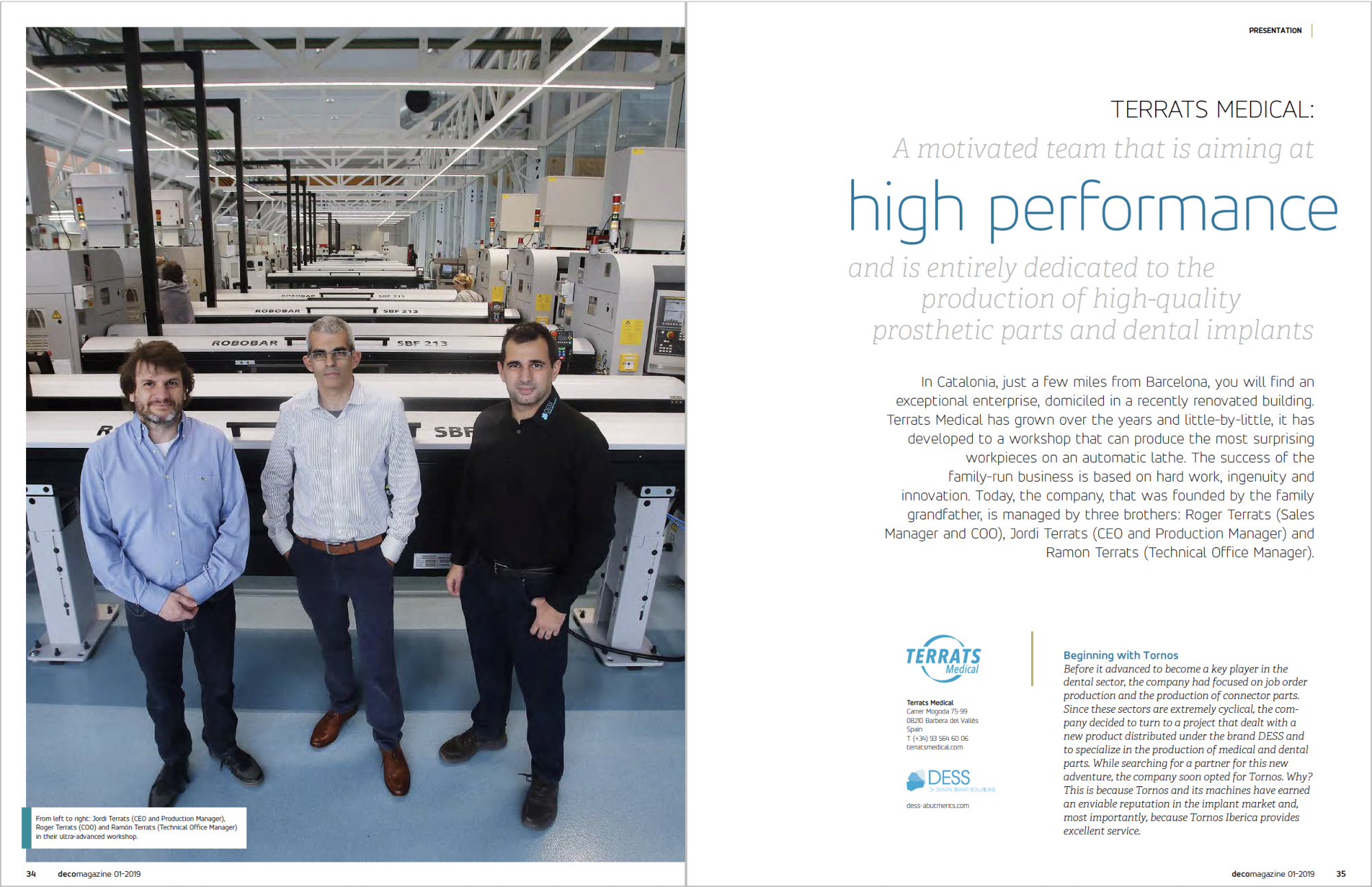 DESS in DECO Magazine